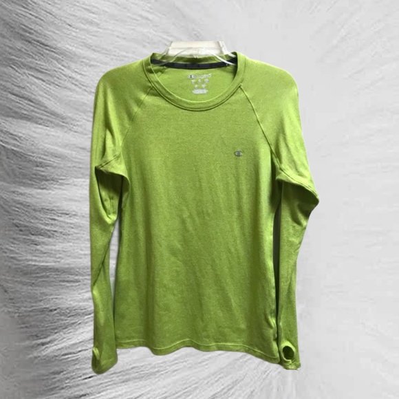3 for$30 or FREE with Purchase over$30 Cute Green Champion Long Sleeve Top - Picture 1 of 10